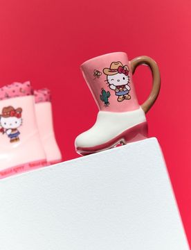 Tazza in ceramica a forma di scarpa Hello Kitty - multicolor
