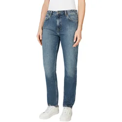 Jeans Taille Haute Violet Tapered Denim 4UM 28
