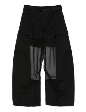 Pantaloni con rivestimento in cotone