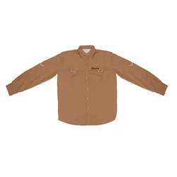 Promo Long Sleeve Shirt Brown L Men