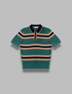 DRIES VAN NOTEN mercy stripe polo