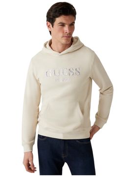 Felpa cappuccio crema Beau M5GQ36 KCN01 G1V7