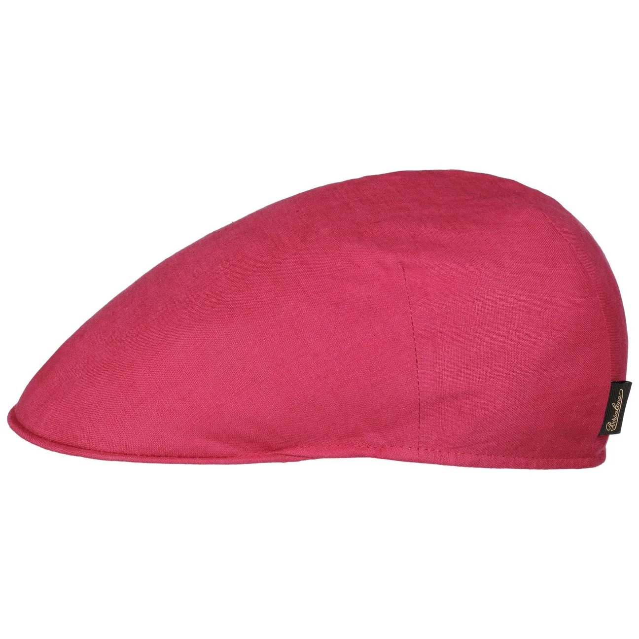 Uni Linen Flat Cap by - pink - Size: M (56-57 cm) - Borsalino - FashionsVida
