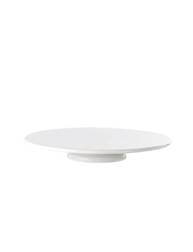 Plato para tartas Grande 30x3,5cm blanco