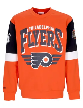 Felpa Girocollo Uomo Nhl All Over Crew 3.0 Phifly Original Team Colors - Mitchell & Ness - FashionsVida