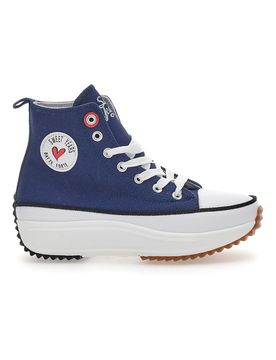 Sneakers Mid Cut 8291 Blu 38
