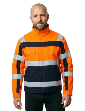 Veste Safe Compete 07109 Hi-Vis Orange / Navy L - MASCOT - FashionsVida