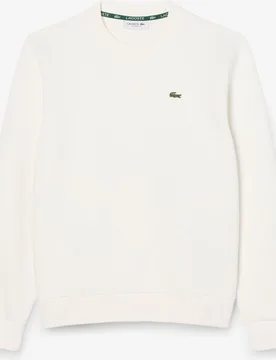 Sudadera de mujer de cuello redondo de piqué de corte holgado - Lacoste - FashionsVida