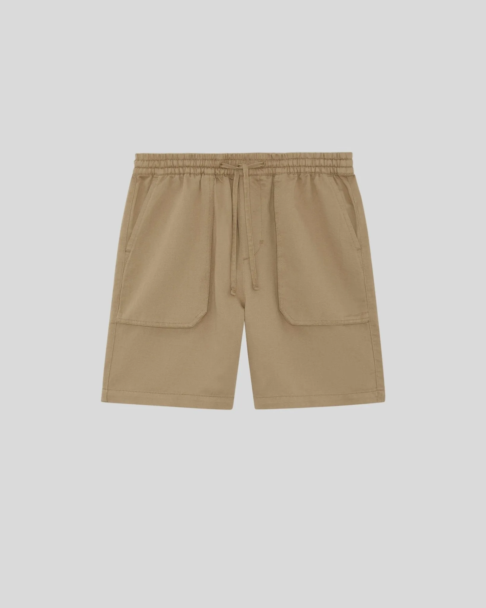 Men's Linen Short in Lint - Lyle & Scott - FashionsVida