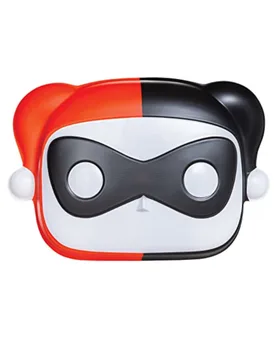 Harley Quinn Funko Pop-Maske für Erwachsene schwarz-weiss-rot - JAKKS Pacific - FashionsVida