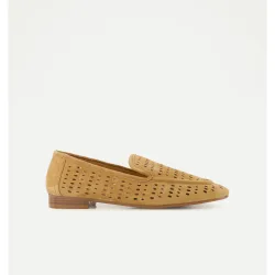 Zapatos planos de mujer con troquelados