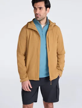 Retreat Mens Packable Softshell Jacket - Orange - Mountain Warehouse - FashionsVida