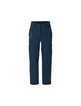 Kinder Wanderhose Slim Fit ZipOff dunkelblau 122-128 B - VAUDE - FashionsVida