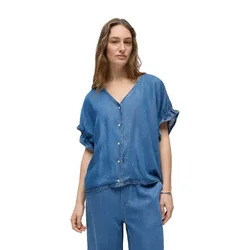 Chemise à Manches Courtes Frame Medium Blue Denim 34