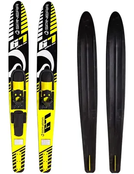 Skis Nautiques Combo Sea 67´´ Yellow / Black EU 37-47 unisex