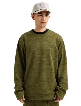 Sweat-shirt Oak Crew Dried Moss Htr L