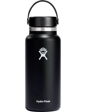 Flasche OZ Wide Flex Cap 950 ml, schwarz - Hydro Flask - FashionsVida