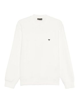 Felpa con cappuccio in cotone con logo
