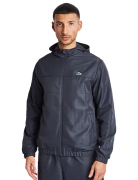 Diamond Weave Men Track Tops - Grey - Size - Grey - Size: Extra Small - Lacoste - FashionsVida