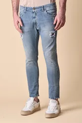 V2 jeans slim fit uomo blue
