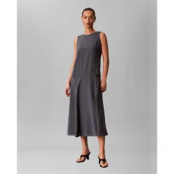 Vestido maxi de voile