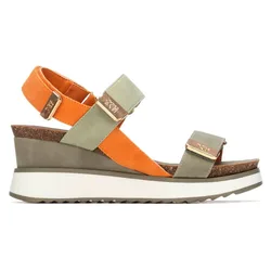 Sandali Con Zeppa 12822 Khaki EU 36