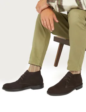 Suede Pull-on Chukka Boots Brown female - Jones Bootmaker - FashionsVida