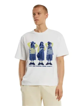T-shirt à Manches Courtes Billie Eilish Hit Me Hard And White XS