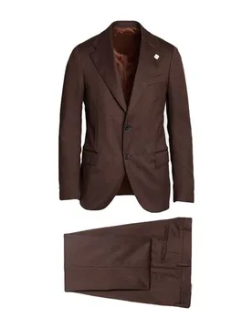 Traje Hombre Marrón chocolate 52 Hombre - Lardini - FashionsVida