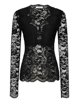 Rabanne Maglia Pizzo