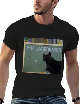 Salem the Cat - Mr. Saberhagen T-Shirt t shirts for man pack white t shirt man casual man t shirt cotton high quality T-shirt - Aliexpress - FashionsVida