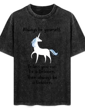 Be a Unicorn T-Shirt Christmas Casual Tee Shirt - Aliexpress - FashionsVida