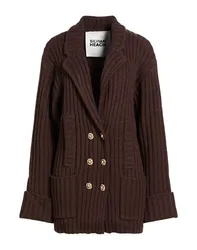 Strickjacke Damen Dunkelbraun L,M,S,XL,XS Damen