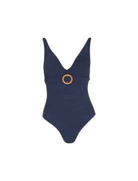 Maillot de bain bleu marine 44