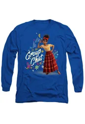 Unisex Encanto Dolores Is In The Group Chat Long Sleeve T-Shirt, Royal Size: Medium - Royal - Size: M