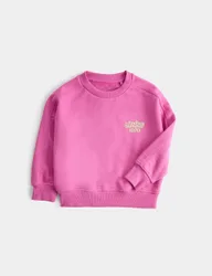 Cotton Rich Endless Summer Sweatshirt (2-8 Yrs) Fuchsia female