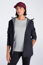 Aerovent Packable 2. 5 Womens Windbreaker - Black - Black - Size: 14