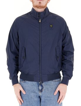 Bomber in cotone BLU NAVY XL