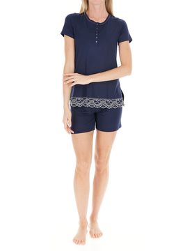 Pigiama in modal BLU SCURO 48