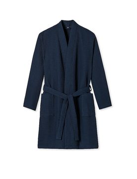 Schiesser Albornoz azul oscuro M