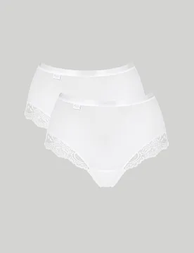 Pack Romance Full Briefs White female - Sloggi - FashionsVida