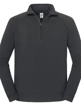Unisex Adult Iconic Premium Sweatshirt (Light Graphite) - Grey - Size X-Large - Fruit of the loom - FashionsVida