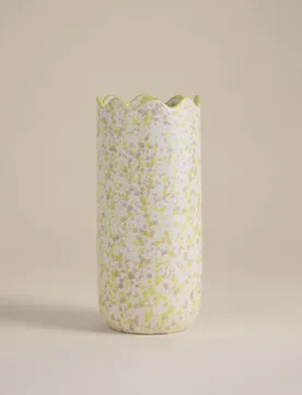 Medium Splatter Ceramic Vase Multi - M&S - FashionsVida