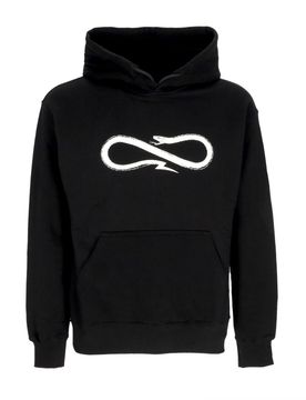 Felpa Cappuccio Uomo Logo Hoodie Black