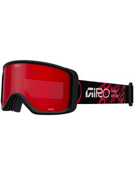 Skibrille Sagen Red Black Endless Amber Scarlet/Yellow für Herren schwarz