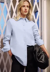Street One Chambray Hemdbluse female Blau