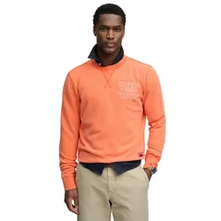Felpa Vintage Prep Relaxed Crew Firecracker Orange L