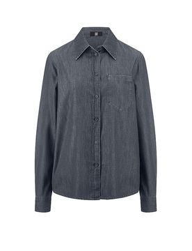 Jeansbluse dunkelblau 40 damen