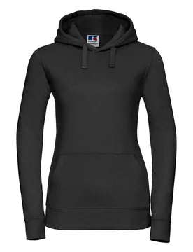 Womens/ladies Authentic Hoodie (Black) - Size 10 Uk - Russell athletic - FashionsVida