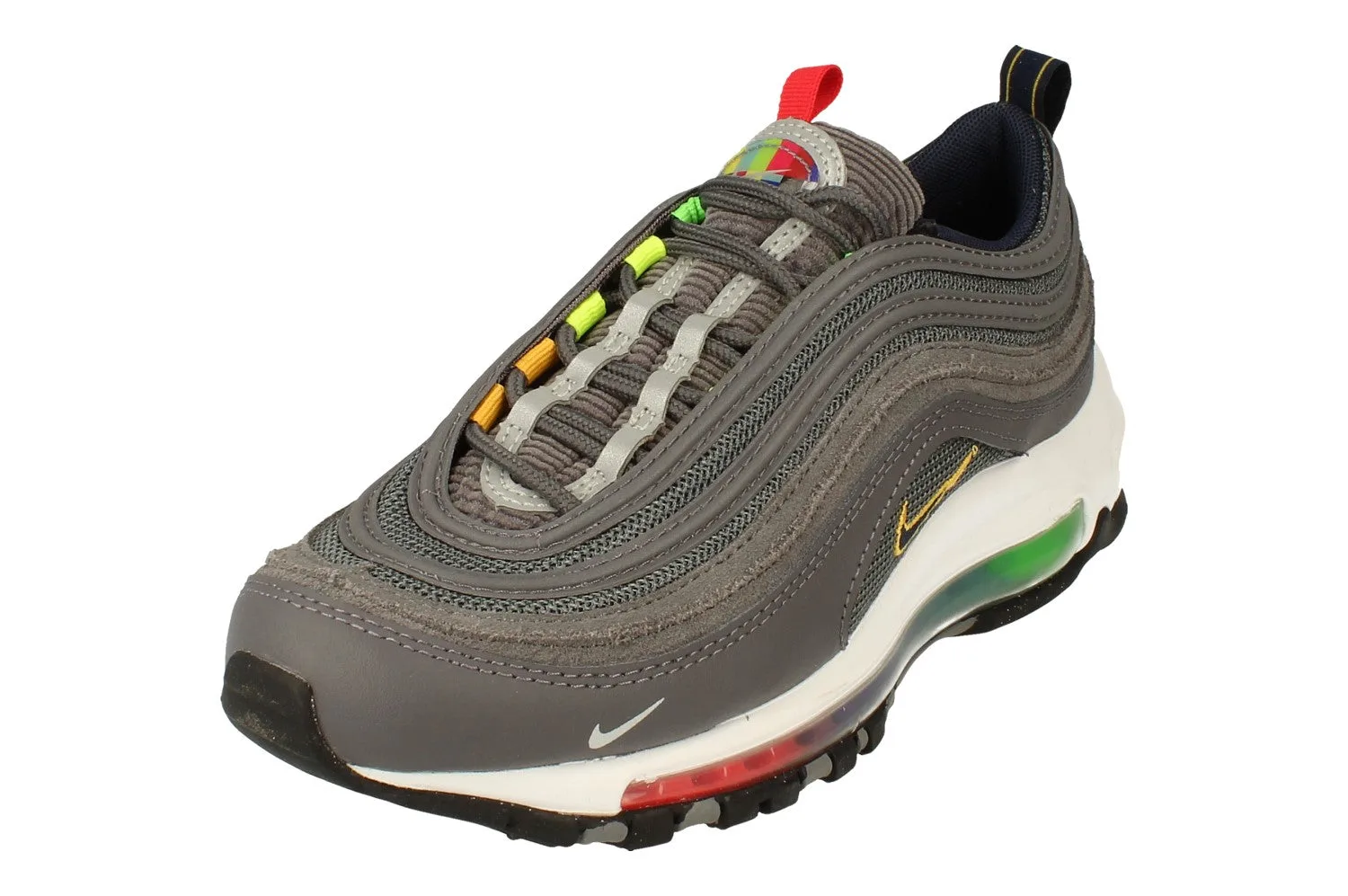 Childrens Unisex Air Max 97 Eoi Gs Grey Trainers - Size Uk 5 - Nike - FashionsVida